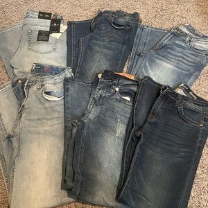 7 For All Mankind Kids Jeans Bundle - Mixed Blue Denim Washes